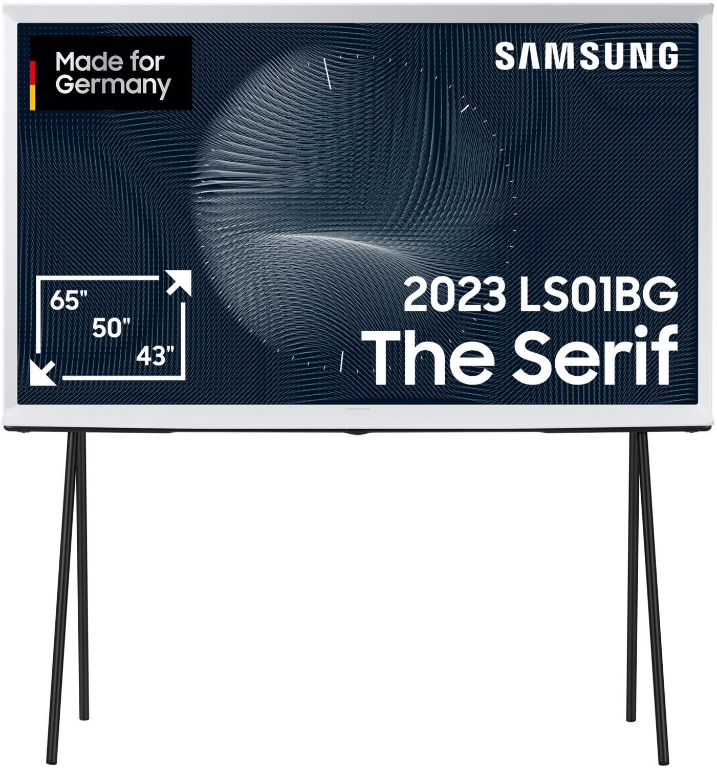 Samsung The Serif QLED-TV 50 Zoll (125 cm) Cloud White von Samsung