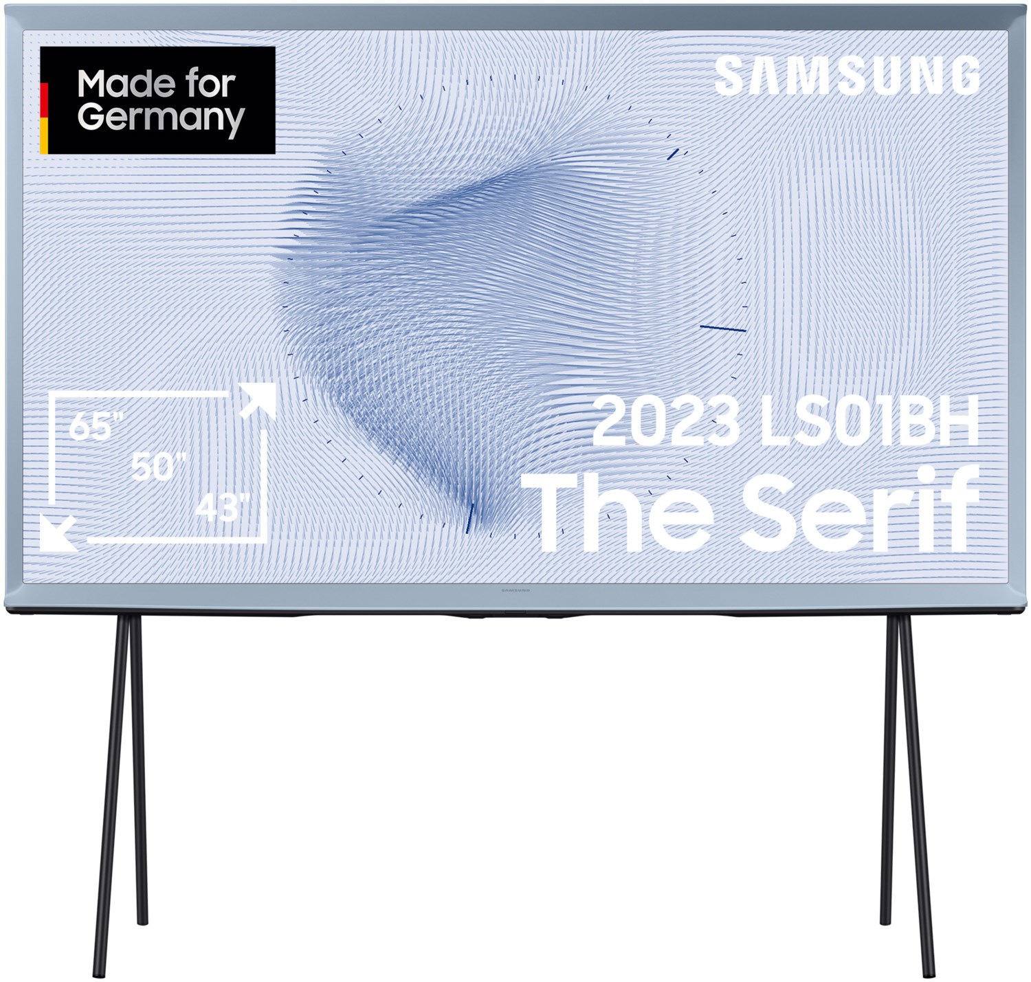 Samsung The Serif QLED-TV 65 Zoll (163 cm) Cotton Blue von Samsung