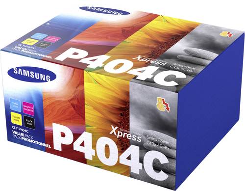 Samsung Toner CLT-P404C Original Kombi-Pack Schwarz, Cyan, Magenta, Gelb 1500 Seiten SU365A von Samsung