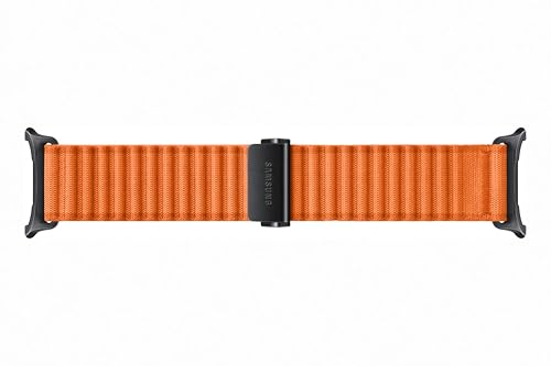 Samsung Trail Armband ET-SVL70 für die Galaxy Watch Ultra | Uhrenarmband, Atmungsaktives Arbmand, Original Zubehör, weiches Material, guter Sitz, Hakenverschluss, Orange von Samsung