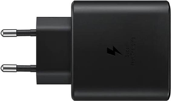 Samsung Travel Adapter EP-TA845 - Netzteil - 45 Watt - 3 A - Super Fast Charge 2,0 (USB-C) - auf Kabel: USB-C - Schwarz - für Galaxy Note10+, Note10+ 5G - ohne Kabel (EP-TA845XBEGWW) von Samsung