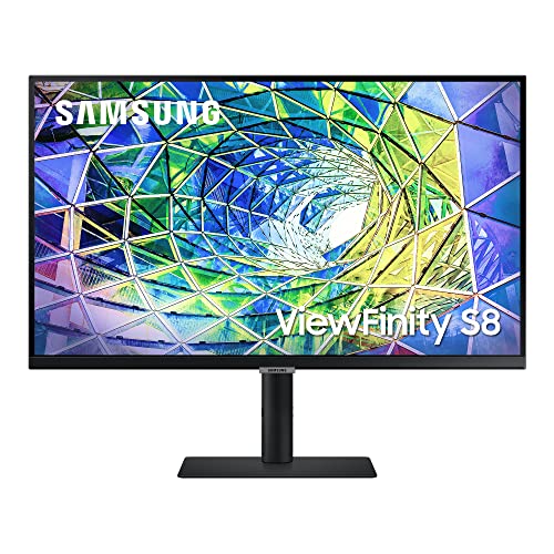 Samsung UHD Monitor S8U S27A800UNP, 27 Zoll, IPS-Panel, 4K UHD-Auflösung, HDR10, Reaktionszeit 5 ms, Bildwiederholrate 60 Hz, Integrierte Lautsprecher, schwarz von Samsung