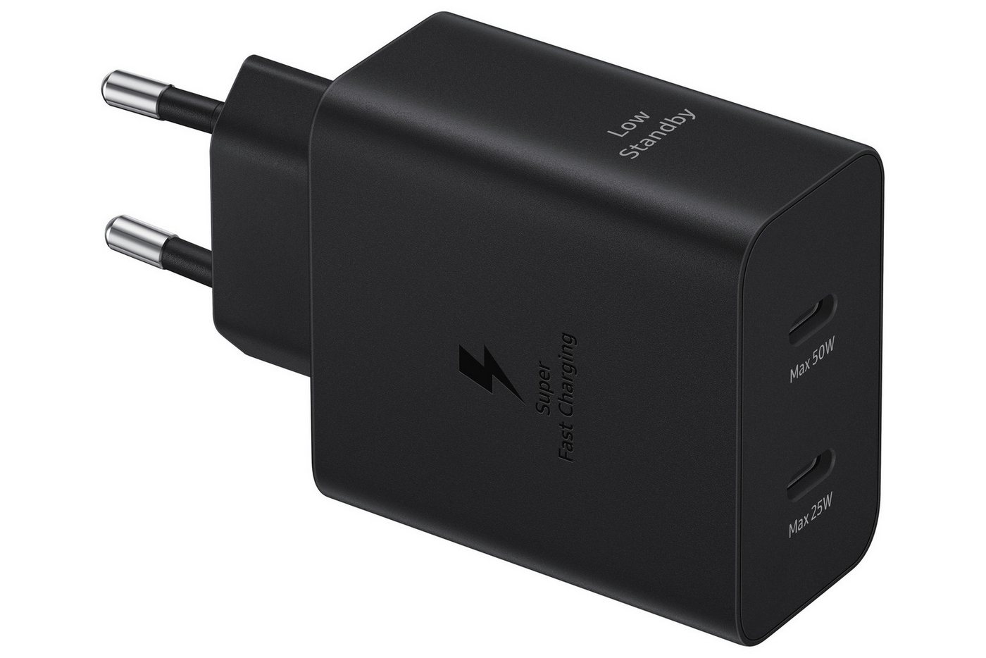 Samsung USB-C Duo Schnelllader T5020 50W mit 5A USB-C zu USB-C Kabel Schnelllade-Gerät Samsung USB-C Duo Schnelllader T5020 50W mit 5A USB-C zu USB-C Kabel Schnelllade-Gerät von Samsung