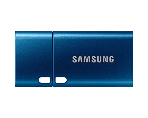 Samsung USB-Stick, USB-C, 128 GB, 400 MB/s Lesen, 60 MB/s Schreiben, USB 3.1 Flash Drive für Notebooks, Tablets und Smartphones, Blue, MUF-128DA/APC von Samsung