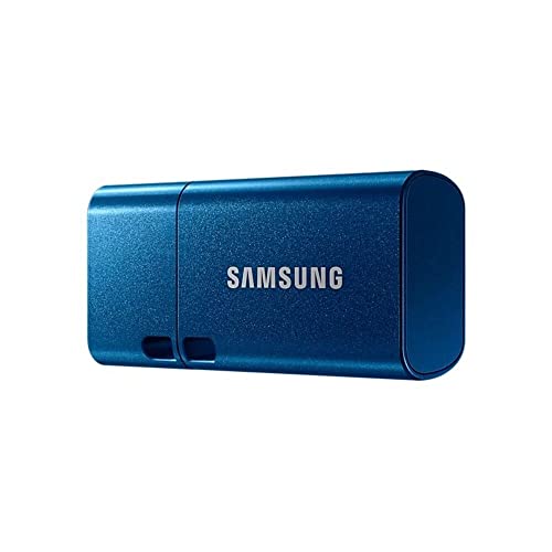 Samsung USB-Stick, USB-C, 256 GB, 400 MB/s Lesen, 110 MB/s Schreiben, USB 3.1 Flash Drive für Notebooks, Tablets und Smartphones, Blue, MUF-256DA/APC von Samsung