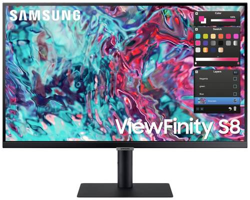 Samsung ViewFinity S8 S27B800TGU LED-Monitor EEK F (A - G) 68.6cm (27 Zoll) 3840 x 2160 Pixel 16:9 5 von Samsung