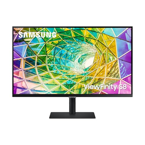 Samsung Viewfinity S8 Monitor 27 Zoll, IPS-Panel, 4K UHD-Auflösung, HDR10, Reaktionszeit 5 ms, Bildwiederholrate 60 Hz, Neigbar, Schwenkbar, Pivot, Schwarz, S27A800NMP Samsung Viewfinity S8 Monitor 27 Zoll, IPS-Panel, 4K UHD-Auflösung, HDR10, Reaktionszeit 5 ms, Bildwiederholrate 60 Hz, Neigbar, Schwenkbar, Pivot, Schwarz, S27A800NMP von Samsung