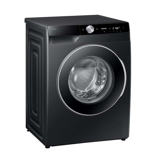 Samsung WW11DG6B85LBU2 Waschmaschine, 11 kg, 1.400 U/min, Extra energiesparend, EEK: A (-10%), AI Ecobubble, AI Wash, SuperSpeed 39 Min, AI Control, Schwarz von Samsung