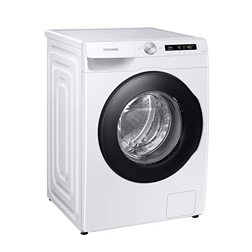 Samsung WW90T504AAW/S2 Waschmaschine, 9 kg, 1400 U/min, Ecobubble, SimpleControl-Bedienkonzept,WiFi-SmartControl, Hygiene-Dampfprogramm, Weiß von Samsung