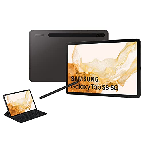 Samsung X706B Galaxy Tab S8 5G 128 GB (Graphite) 11" WQXGA Display/Octa-Cora / 5G / 8GB RAM / 128GB Speicher/Android 12.0 von Samsung
