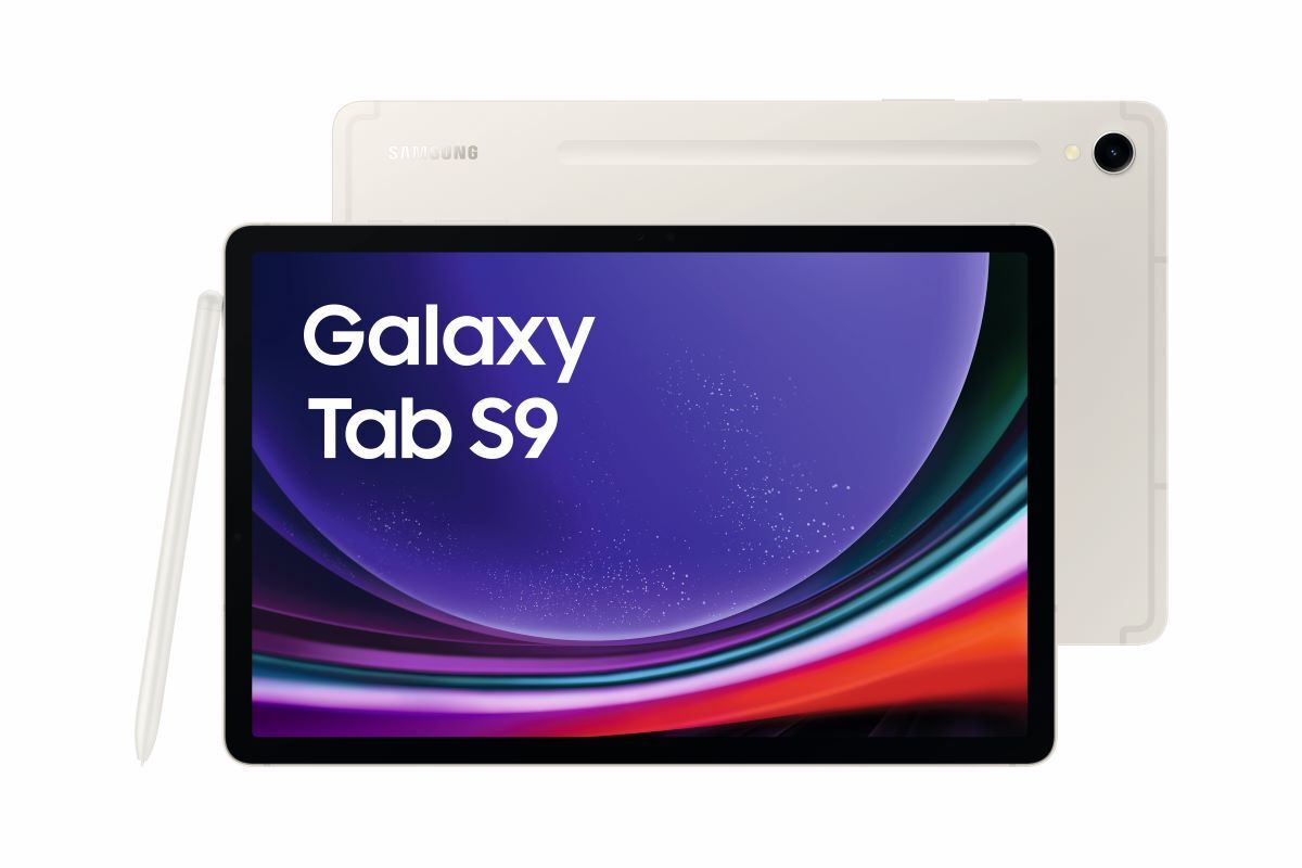 Samsung X710N Galaxy Tab S9 Wi-Fi 128GB (Beige)+ Keyboard Cover 11" WQXGA Display / Octa-Cora / 8GB RAM / 128GB Speicher / Android 13.0 + Samsung Ke von Samsung