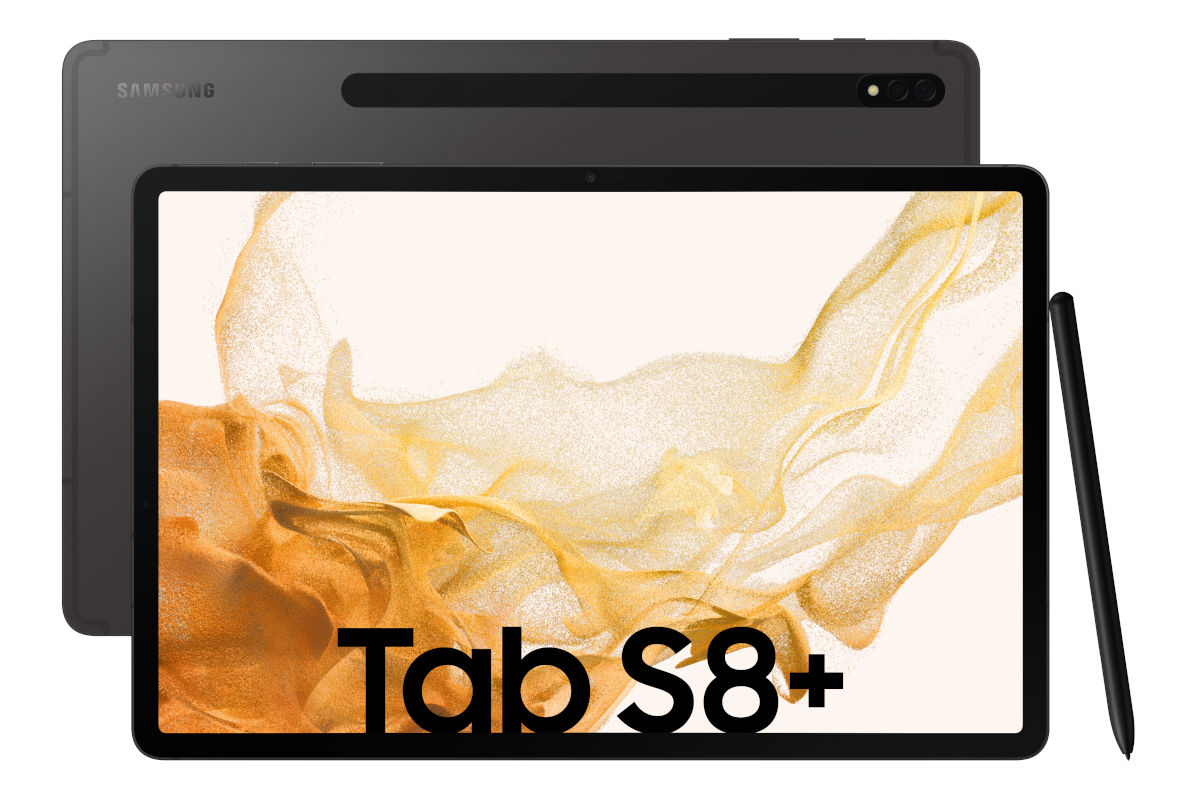 Samsung X806B Galaxy Tab S8+ 5G 128 GB Enterprise ED (Graphite) 12,4" WQXGA+ Display / Octa-Cora / 8GB RAM / 128 GB Speicher / Android 12.0 von Samsung