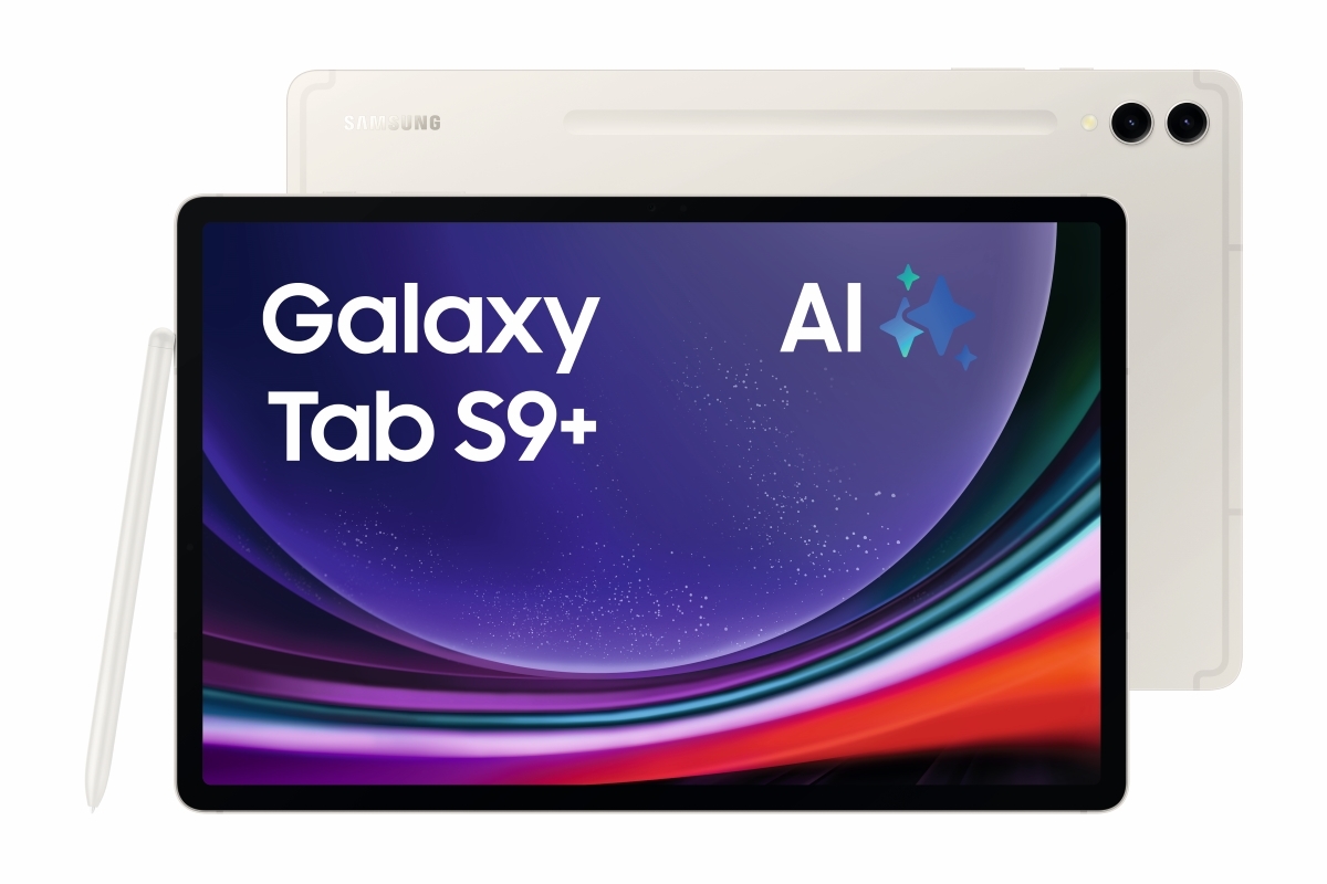 Samsung X810N Galaxy Tab S9+ Wi-Fi 512 GB (Beige) 12,4" WQXGA+ Display / Octa-Cora / 12GB RAM / 512GB Speicher / Android 13.0 von Samsung