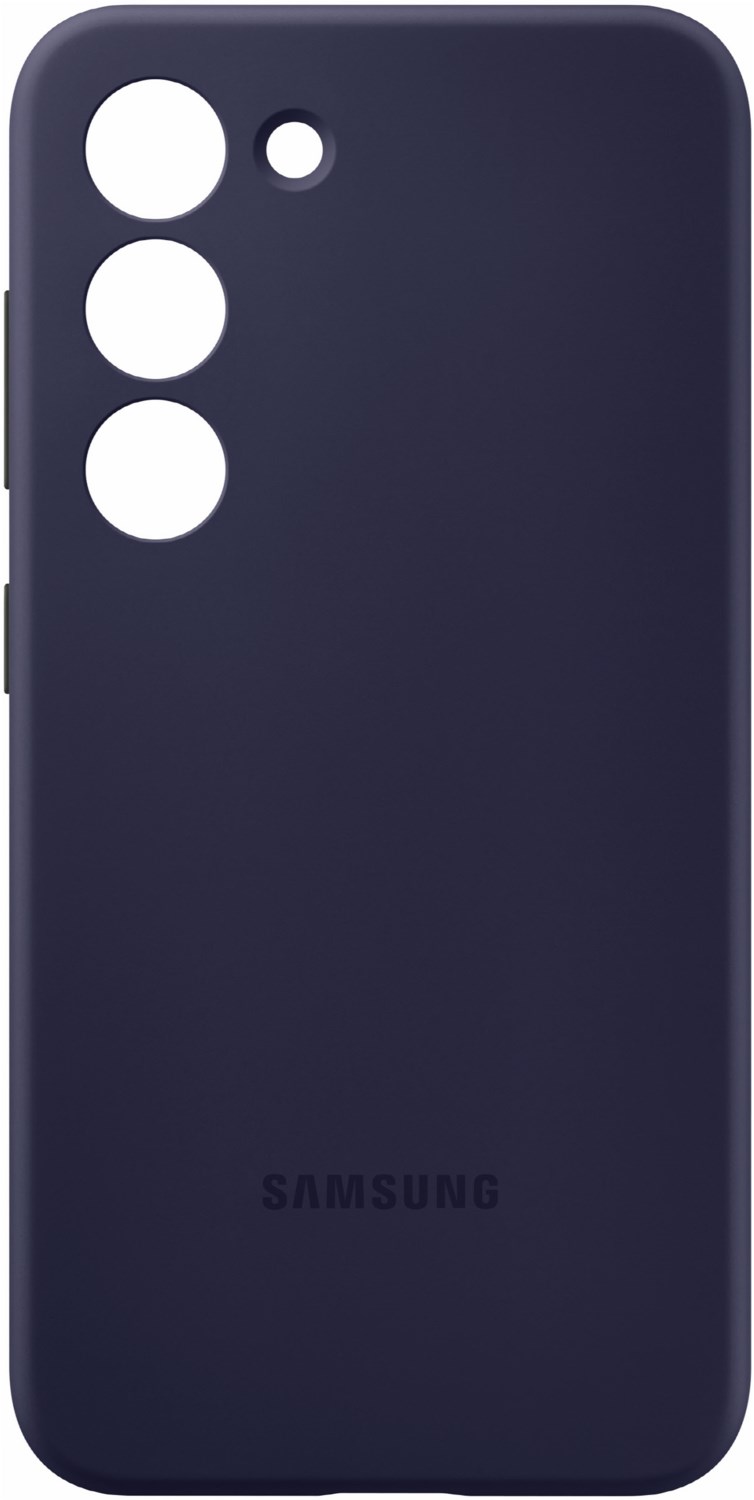 Silicone Case für Galaxy S23 navy von Samsung