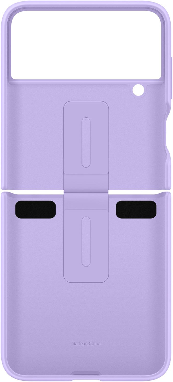 Silikon Cover mit Ring für Galaxy Z Flip4 bora purple Silikon Cover mit Ring für Galaxy Z Flip4 bora purple von Samsung
