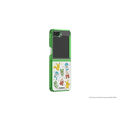 Slash B Slash POKÈMON 7th Eco-Friends Case für Flip5, Green von Samsung