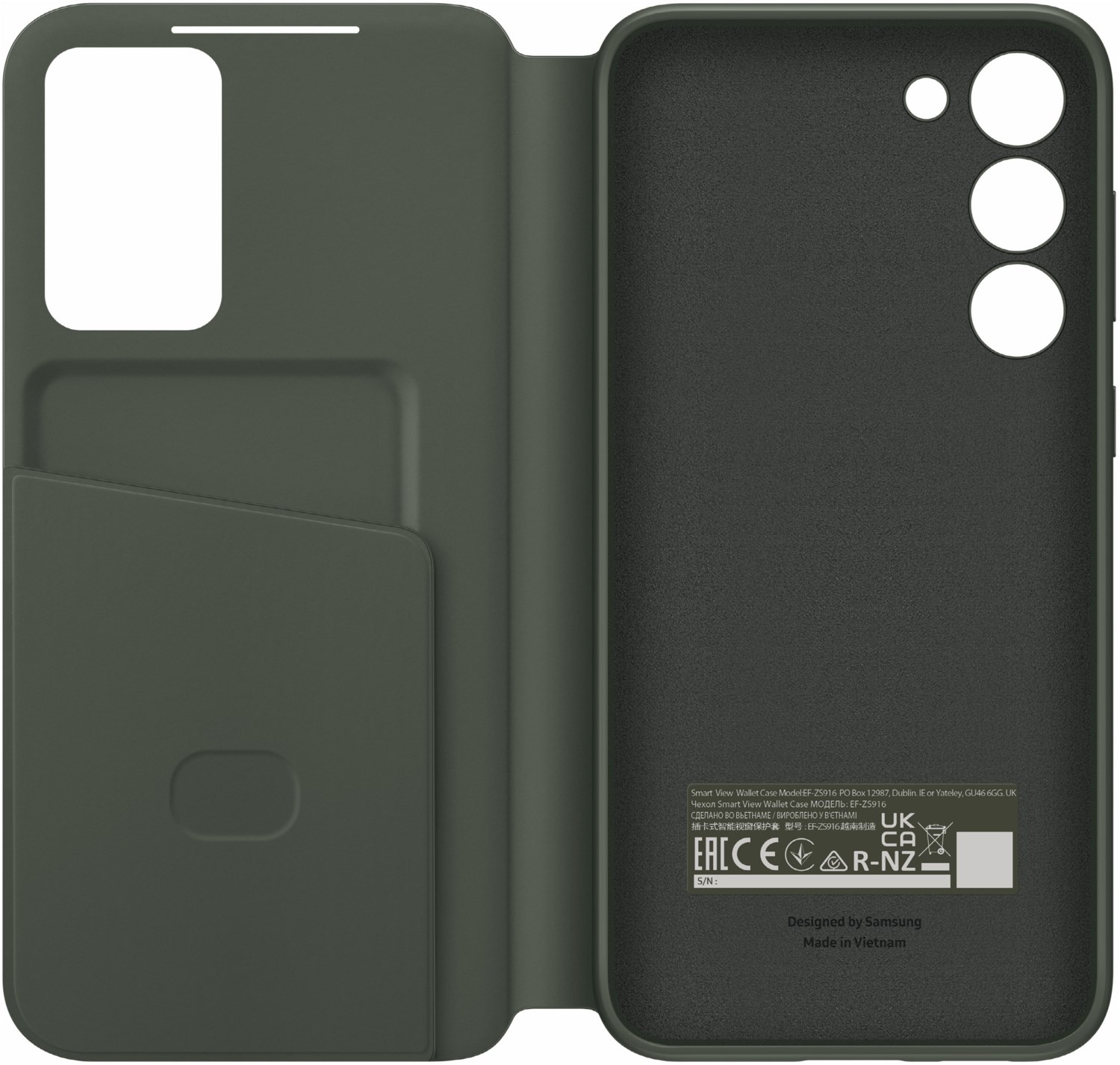 Smart View Wallet Case für Galaxy S23+ grün Smart View Wallet Case für Galaxy S23+ grün von Samsung