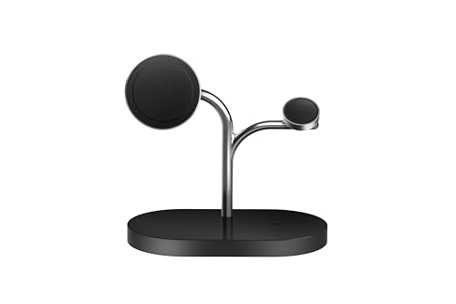 Wits Wireless Magnetischer 3-in-1 Charger, Designed for Samsung, induktive Ladestation für kompatible Galaxy Smartphones, Galaxy Watch, Galaxy Buds, USB-C Ladegerät, Qi2-Support, 15 Watt Schnellladen von Samsung