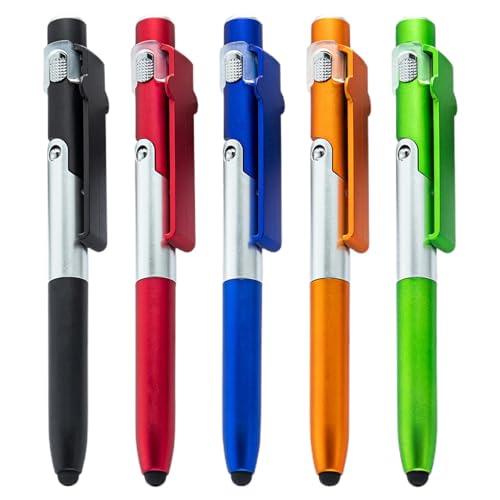 Samuliy Stifte mit kapazitiven Spitzen, kapazitive Stifte für Touchscreens | Kugelschreiber, multifunktionaler kapazitiver Stift, 5er-Set - Tragbare kapazitive Stifte mit leichten Touchscreen-Stiften von Samuliy