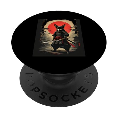 Samurai Hund PopSockets Klebender PopGrip von Samurai Hund Designs