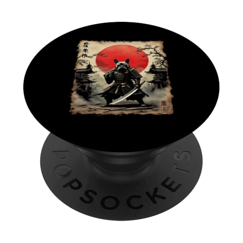 Samurai Hund PopSockets Klebender PopGrip von Samurai Hund Designs