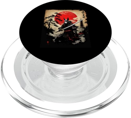 Samurai Hund PopSockets PopGrip für MagSafe von Samurai Hund Designs