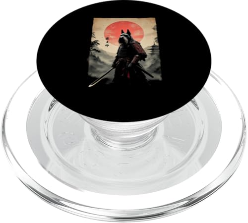 佐走神 Samurai Hund PopSockets PopGrip für MagSafe von Samurai Hund Designs