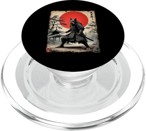 布袋狸流 Samurai Hund PopSockets PopGrip für MagSafe von Samurai Hund Designs