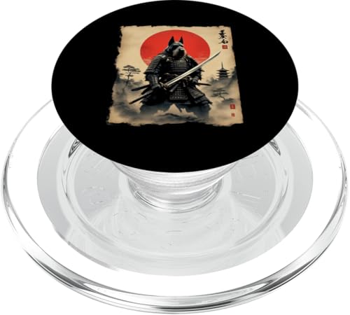 Samurai Hund PopSockets PopGrip für MagSafe von Samurai Hund Designs