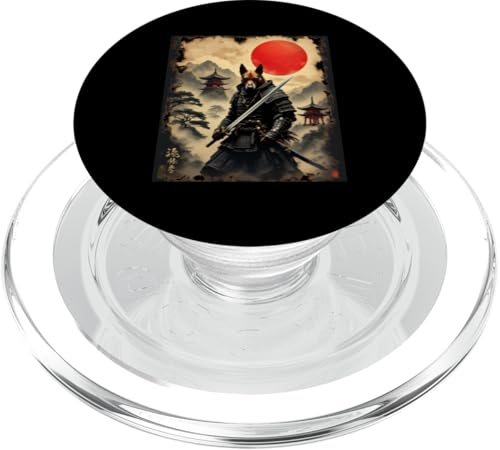 Samurai Hund PopSockets PopGrip für MagSafe von Samurai Hund Designs