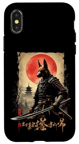 Samurai Hund Kunst Hülle für iPhone X/XS Samurai Hund Kunst Hülle für iPhone X/XS von Samurai Hund Kunst Designs