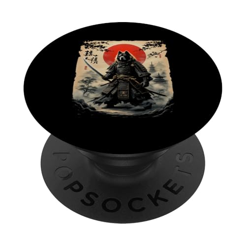 柴犬 Samurai Hund Kunst PopSockets Klebender PopGrip von Samurai Hund Kunst Designs