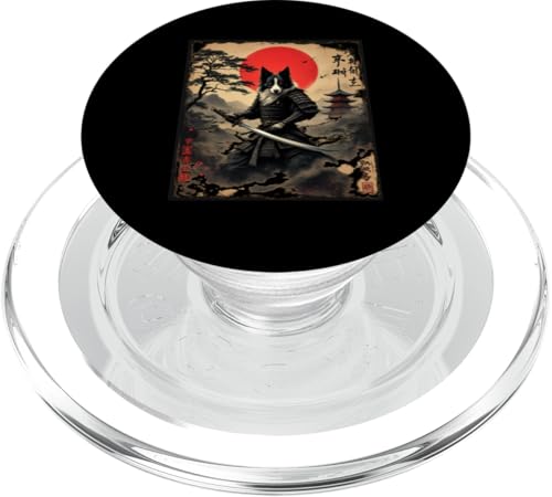 Samurai Hund Kunst PopSockets PopGrip für MagSafe von Samurai Hund Kunst Designs