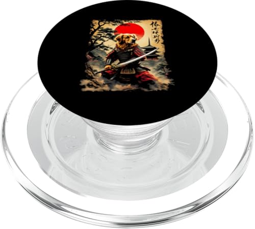 儀 姿 伴 侶 Samurai Hund Kunst PopSockets PopGrip für MagSafe von Samurai Hund Kunst Designs