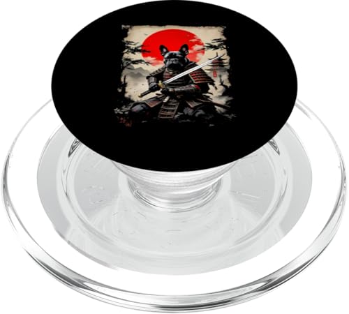 Samurai Hund Kunst PopSockets PopGrip für MagSafe von Samurai Hund Kunst Designs