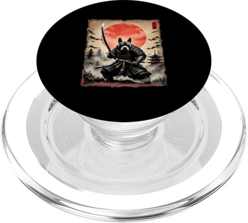 犬武士 Samurai Hund Kunst PopSockets PopGrip für MagSafe von Samurai Hund Kunst Designs