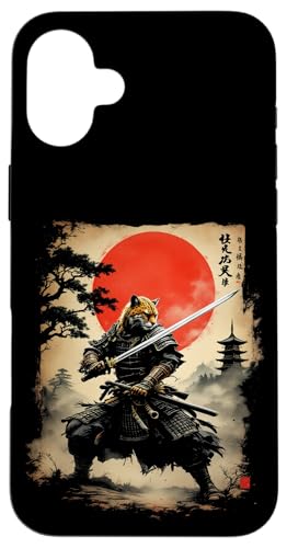 侍猫武士 Samurai Kunst Hülle für iPhone 16 Plus 侍猫武士 Samurai Kunst Hülle für iPhone 16 Plus von Samurai Kunst Designs