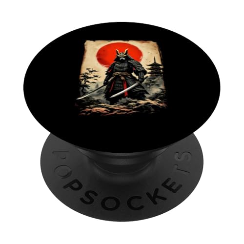 Samurai Kunst PopSockets Klebender PopGrip Samurai Kunst PopSockets Klebender PopGrip von Samurai Kunst Designs