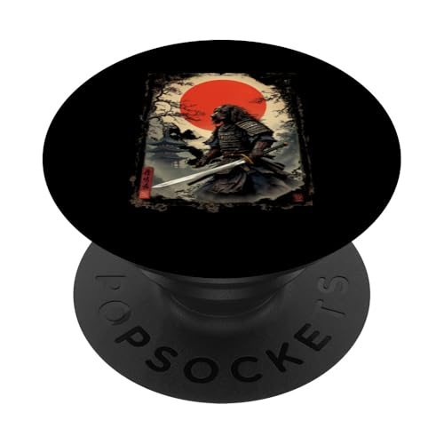 Samurai Kunst PopSockets Klebender PopGrip Samurai Kunst PopSockets Klebender PopGrip von Samurai Kunst Designs