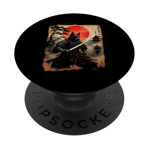 Samurai Kunst PopSockets Klebender PopGrip Samurai Kunst PopSockets Klebender PopGrip von Samurai Kunst Designs