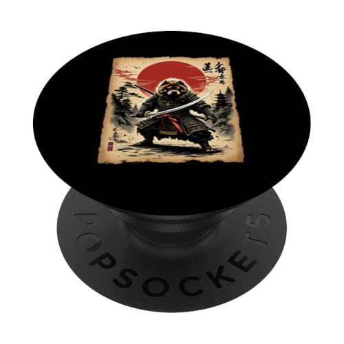 Samurai Kunst PopSockets Klebender PopGrip Samurai Kunst PopSockets Klebender PopGrip von Samurai Kunst Designs