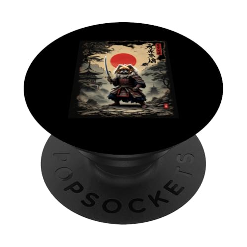 Samurai Kunst PopSockets Klebender PopGrip Samurai Kunst PopSockets Klebender PopGrip von Samurai Kunst Designs