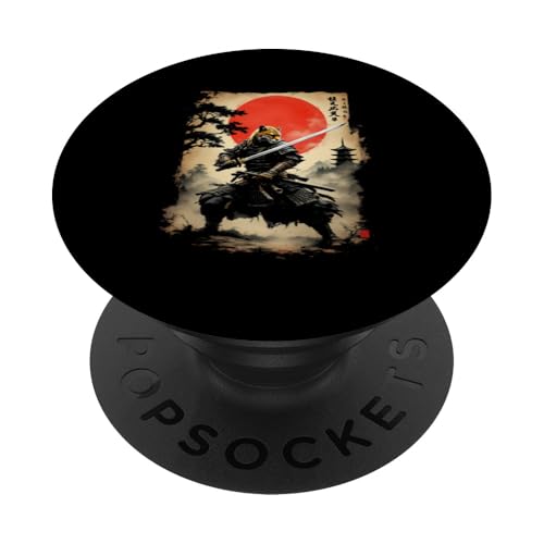 侍猫武士 Samurai Kunst PopSockets Klebender PopGrip 侍猫武士 Samurai Kunst PopSockets Klebender PopGrip von Samurai Kunst Designs