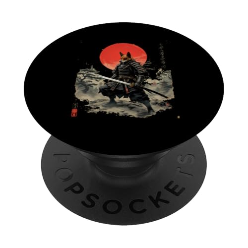 Samurai Kunst PopSockets Klebender PopGrip Samurai Kunst PopSockets Klebender PopGrip von Samurai Kunst Designs