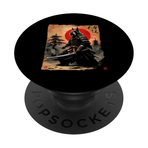 Samurai Kunst PopSockets Klebender PopGrip Samurai Kunst PopSockets Klebender PopGrip von Samurai Kunst Designs