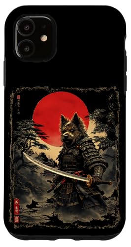 Samurai Wolf Kunst Hülle für iPhone 11 Samurai Wolf Kunst Hülle für iPhone 11 von Samurai Wolf Kunst Designs