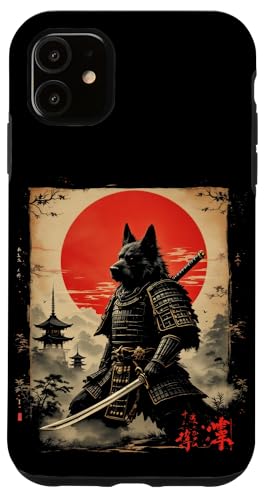 Samurai Wolf Kunst Hülle für iPhone 11 von Samurai Wolf Kunst Designs
