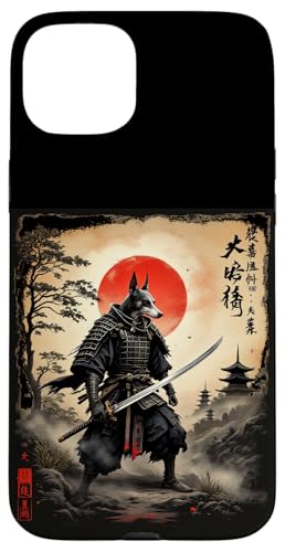 犬岐橋 Samurai Wolf Kunst Hülle für iPhone 15 Plus 犬岐橋 Samurai Wolf Kunst Hülle für iPhone 15 Plus von Samurai Wolf Kunst Designs
