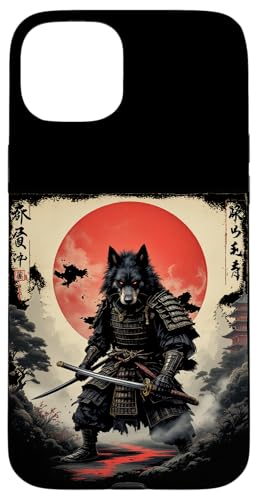 Samurai Wolf Kunst Hülle für iPhone 15 Plus Samurai Wolf Kunst Hülle für iPhone 15 Plus von Samurai Wolf Kunst Designs