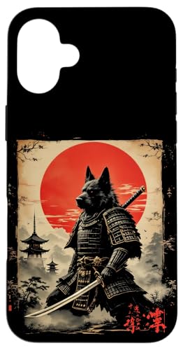 Samurai Wolf Kunst Hülle für iPhone 16 Plus Samurai Wolf Kunst Hülle für iPhone 16 Plus von Samurai Wolf Kunst Designs